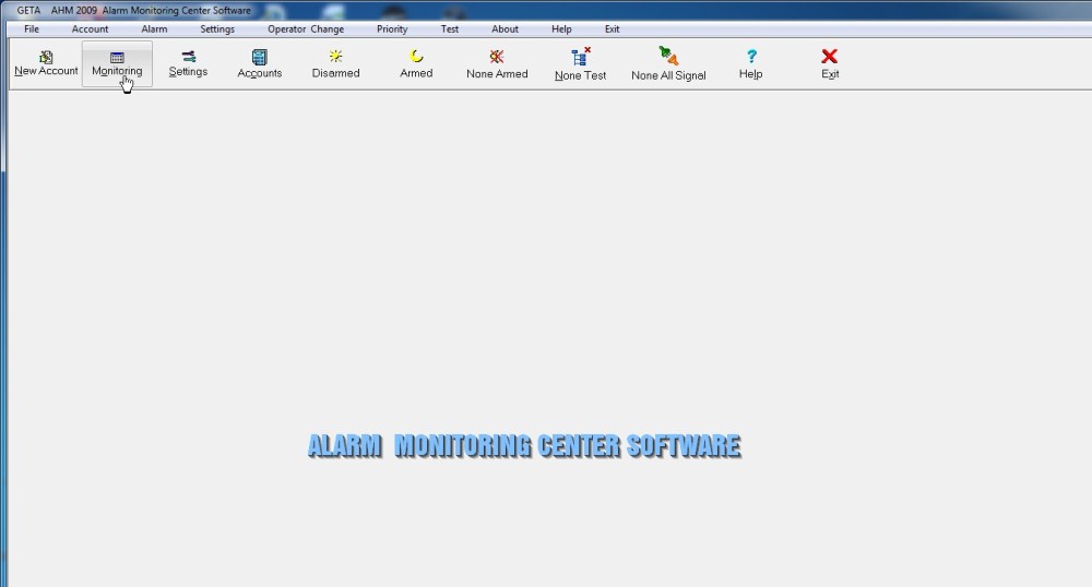 Alarm monitoring center software AHM 2009 -Alarm Control Center Software